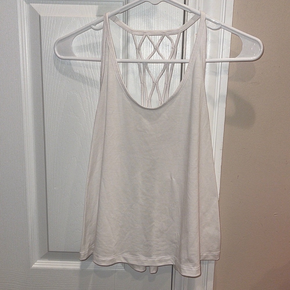 Lululemon White Tank Top